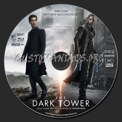 The Dark Tower blu-ray label