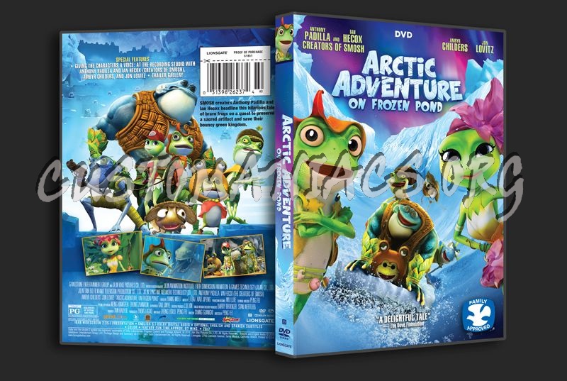 Arctic Adventure on Frozen Pond dvd cover