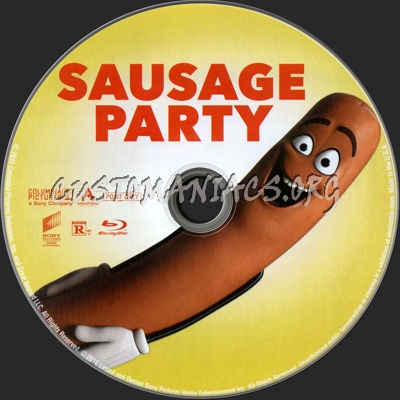 Sausage Party blu-ray label