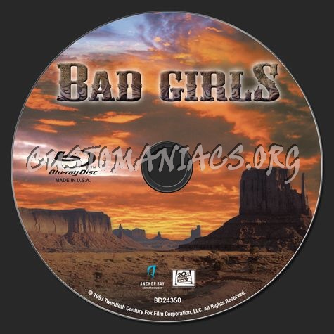 Bad Girls blu-ray label