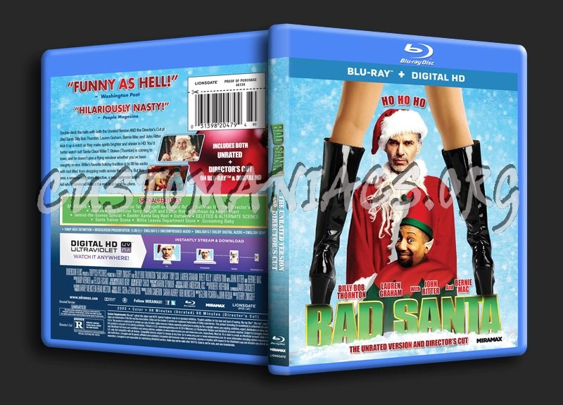 Bad Santa blu-ray cover