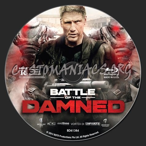 Battle of the Damned blu-ray label