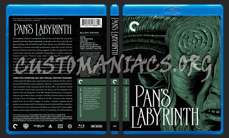 838 - Pan's Labyrinth blu-ray cover