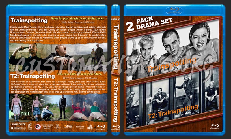 Trainspotting Double Feature blu-ray cover
