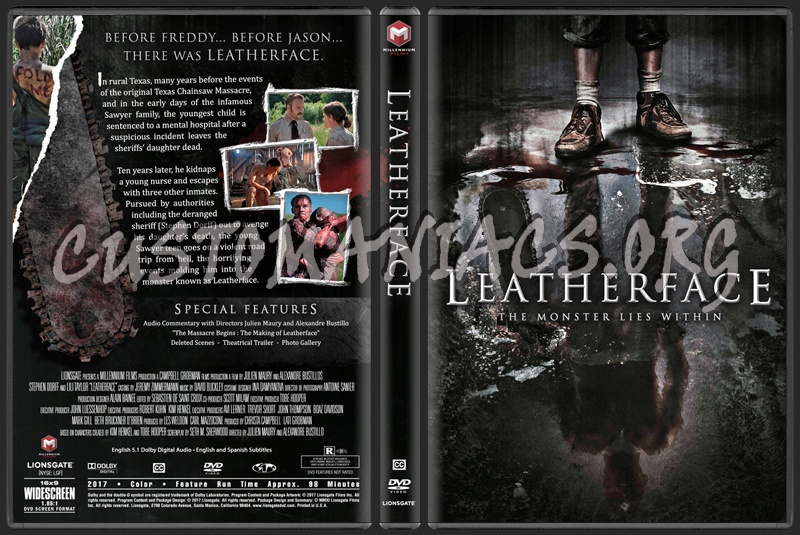 Leatherface (2017) dvd cover