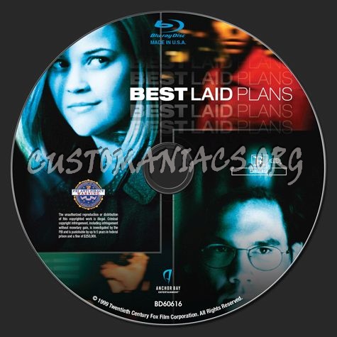 Best Laid Plans blu-ray label