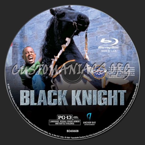 Black Knight blu-ray label