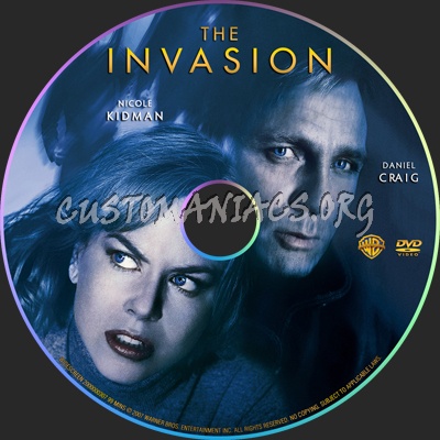The Invasion dvd label