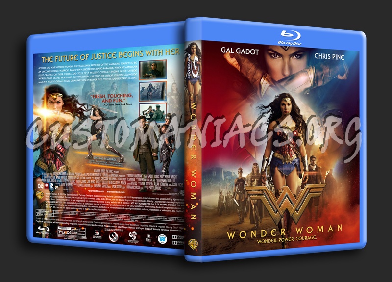 Wonder Woman (2017) dvd cover