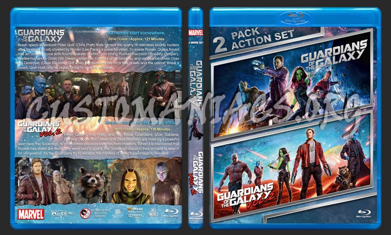 Guardians of the Galaxy Double Feature blu-ray cover