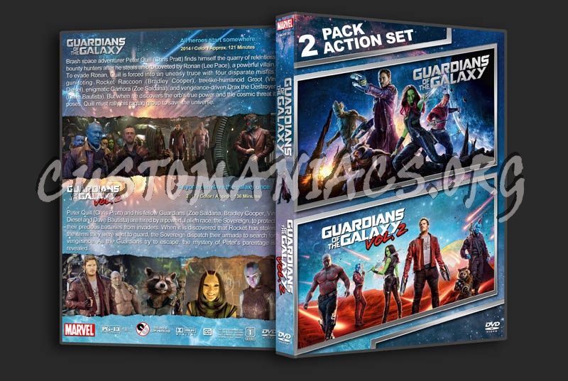 Guardians of the Galaxy Double Feature dvd cover