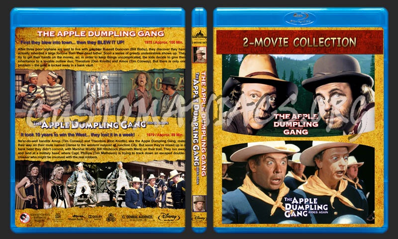 The Apple Dumpling Gang Double Feature blu-ray cover