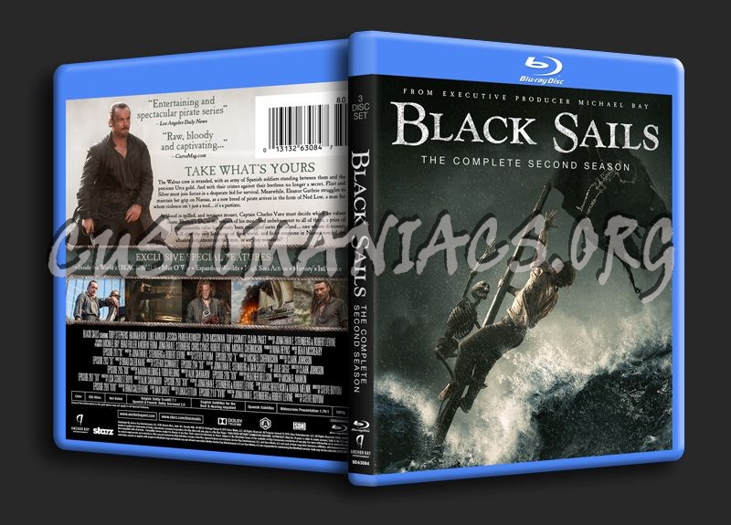 Black Sails Season 2 blu-ray cover