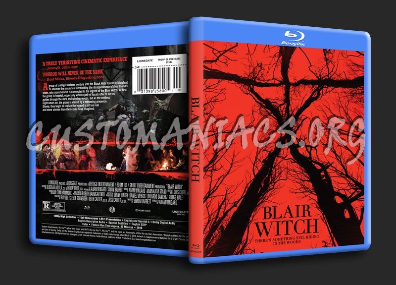 Blair Witch (2016) blu-ray cover