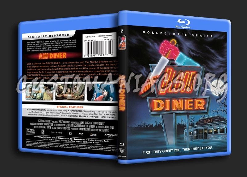 Blood Diner blu-ray cover