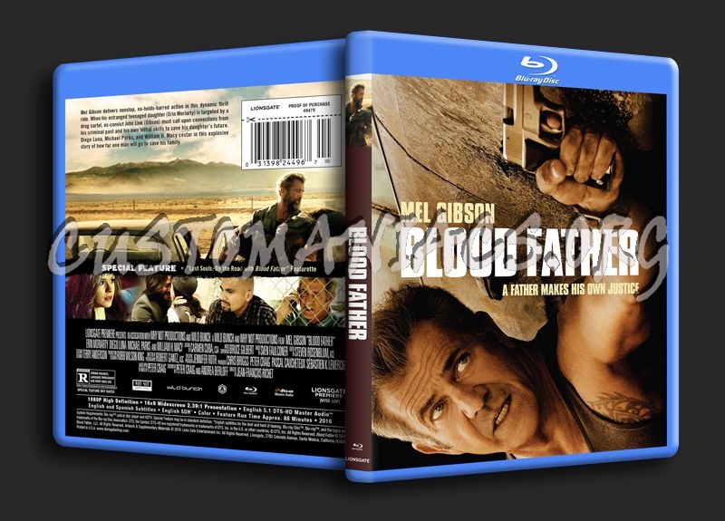 Blood Father blu-ray cover