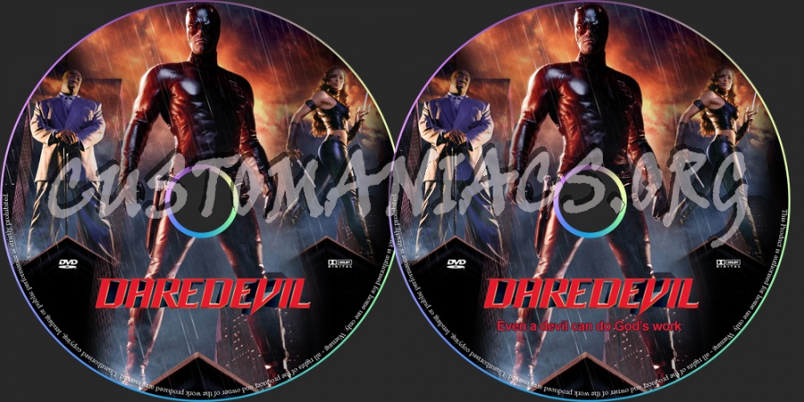 Daredevil dvd label