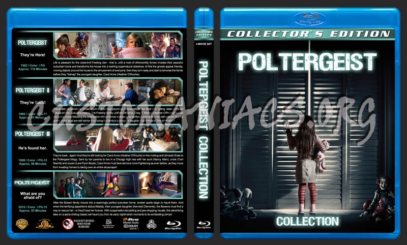 Poltergeist Collection (4) blu-ray cover