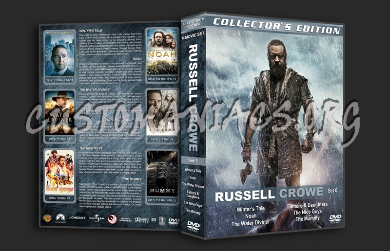 Russell Crowe Film Collection - Set 6 dvd cover