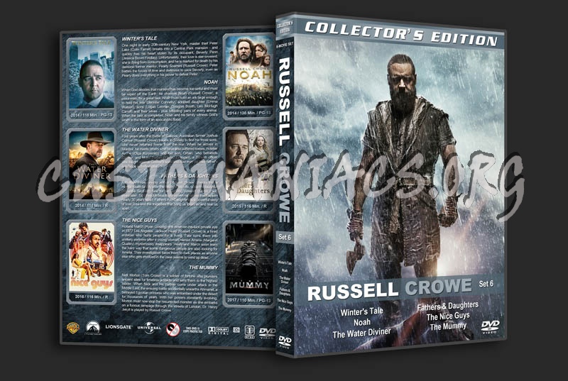 Russell Crowe Film Collection - Set 6 dvd cover