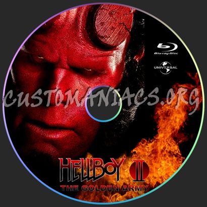 Hellboy and the Golden Army blu-ray label