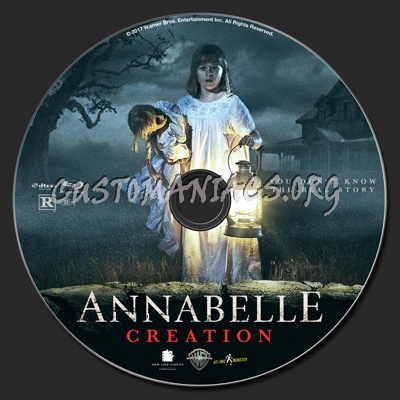 Annabelle Creation blu-ray label