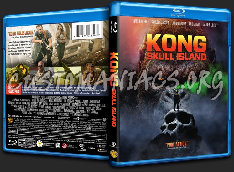 Kong: Skull Island blu-ray cover