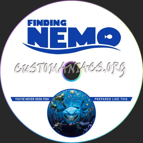 Finding Nemo dvd label