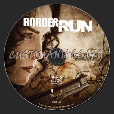 Border Run blu-ray label