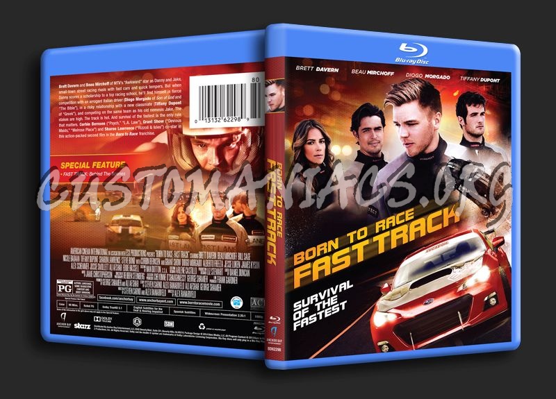 Born to Race Fast Track blu-ray cover