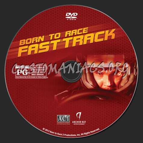 Born to Race Fast Track dvd label
