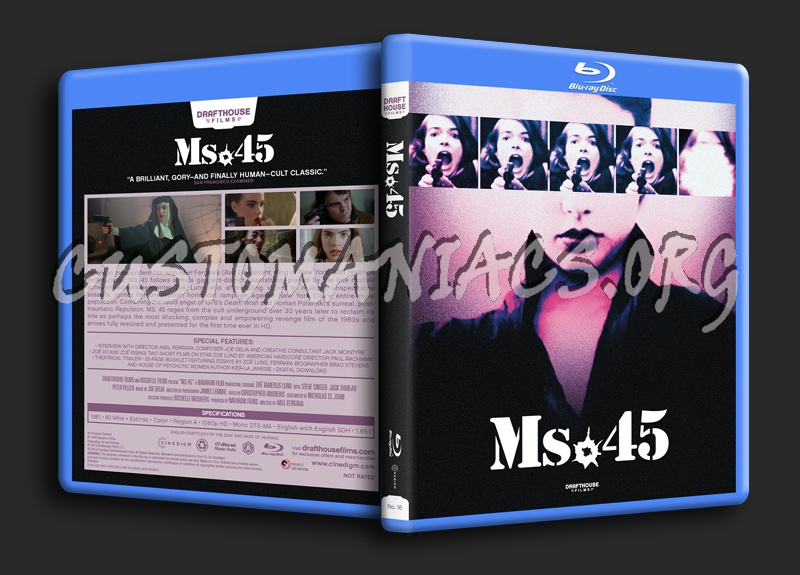 Ms. 45 blu-ray cover