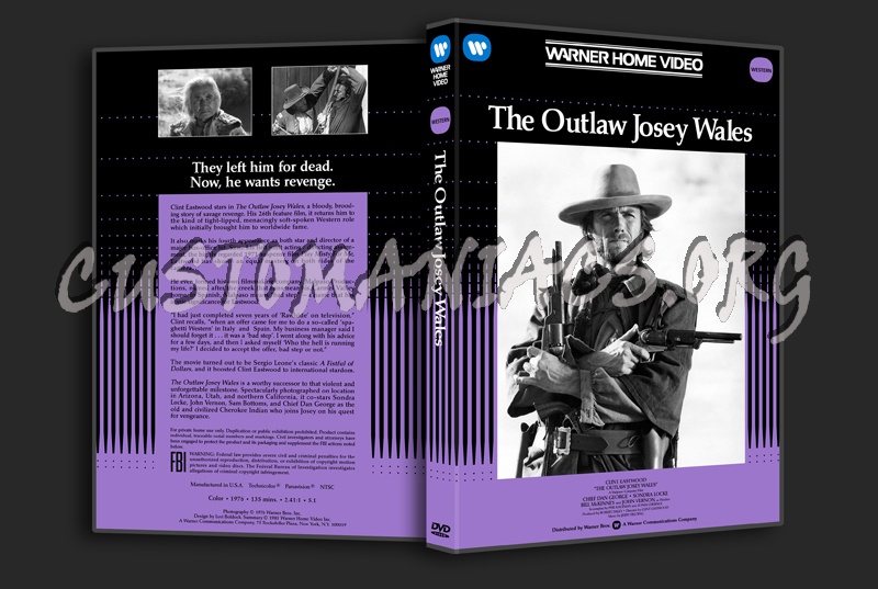 The Outlaw Josey Wales dvd cover