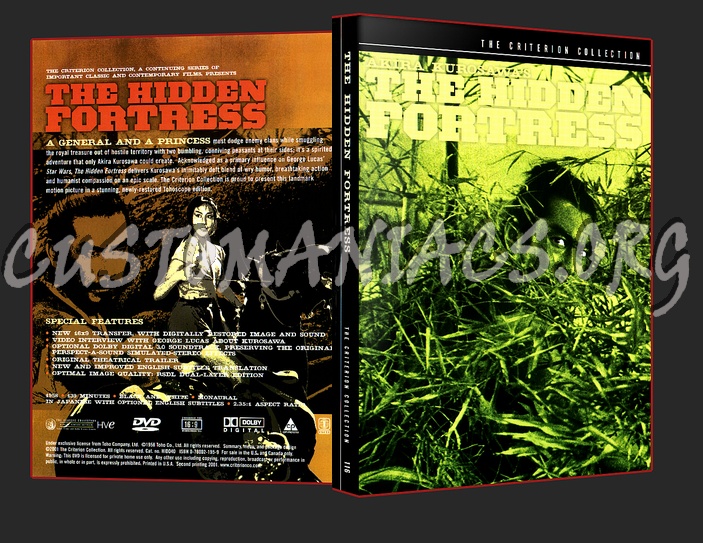 116 - The Hidden Fortress dvd cover