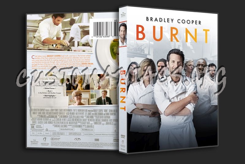 Burnt dvd cover
