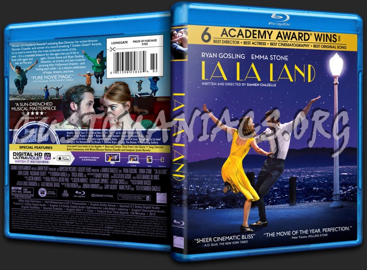 La La Land blu-ray cover