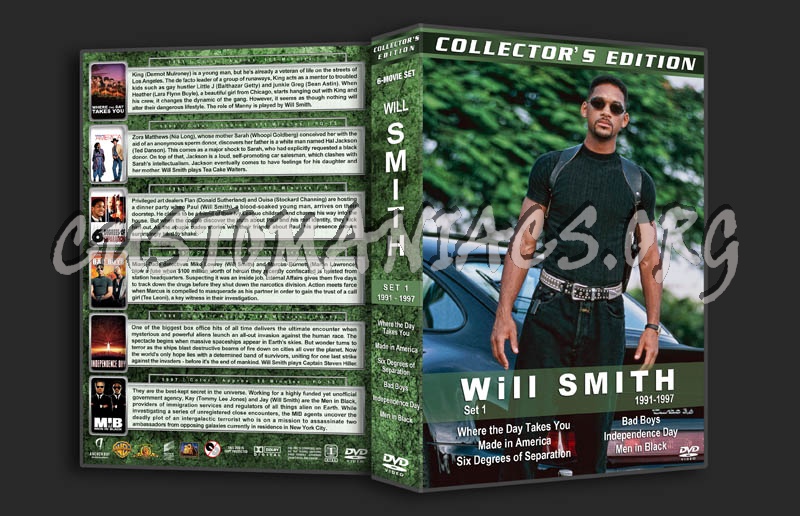 Will Smith Film Collection - Set 1 (1991-1997) dvd cover