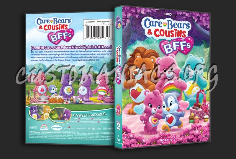 Care Bears & Cousins BFF's Volume 2 dvd cover