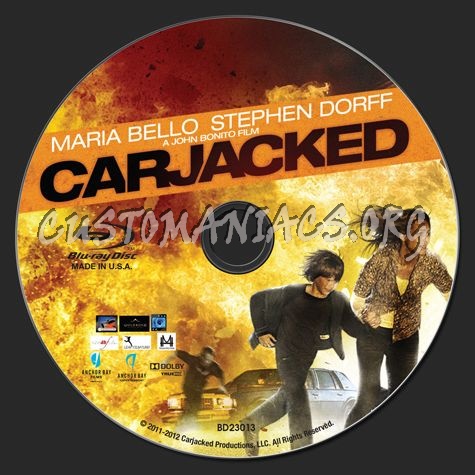 Carjacked blu-ray label