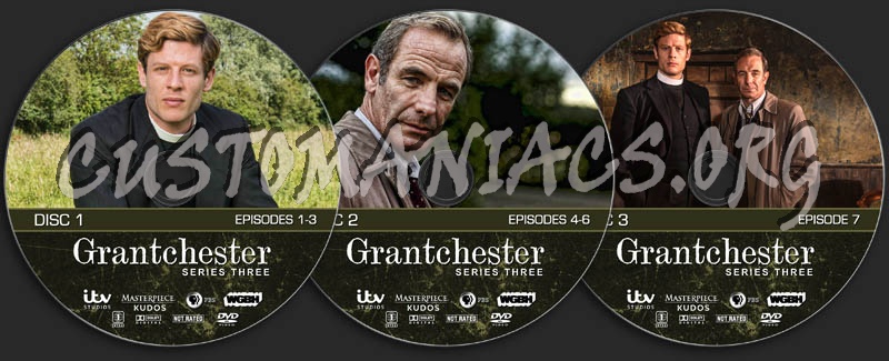 Grantchester - Series 3 dvd label