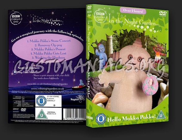 In The Night Garden Hello Makka Pakka dvd cover