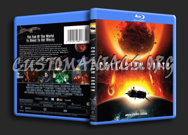 Collision Earth blu-ray cover