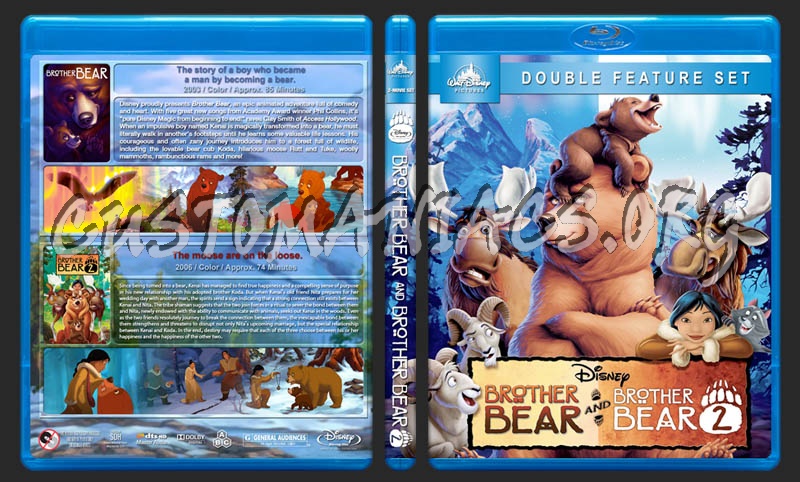 Brother Bear Double Feature blu-ray cover