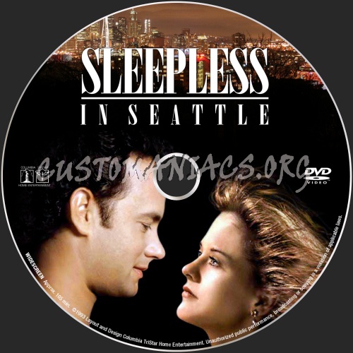 Sleepless In Seattle dvd label