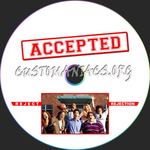 Accepted dvd label