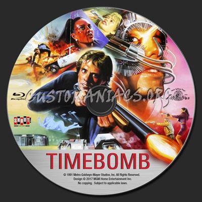 Timebomb blu-ray label