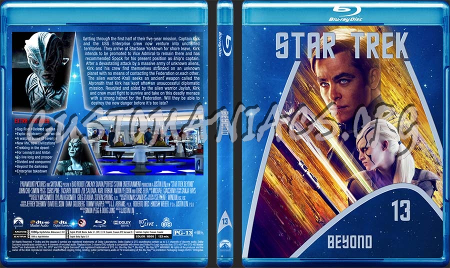 Star Trek - The movie selection 7-13 blu-ray cover