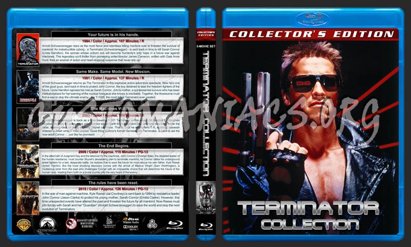 Terminator Collection blu-ray cover