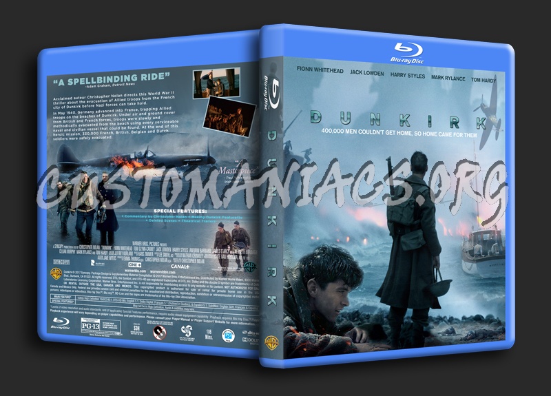 Dunkirk (2017) dvd cover