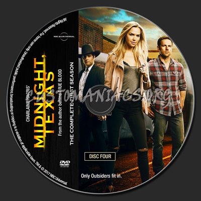 Midnight Texas Season 1 dvd label